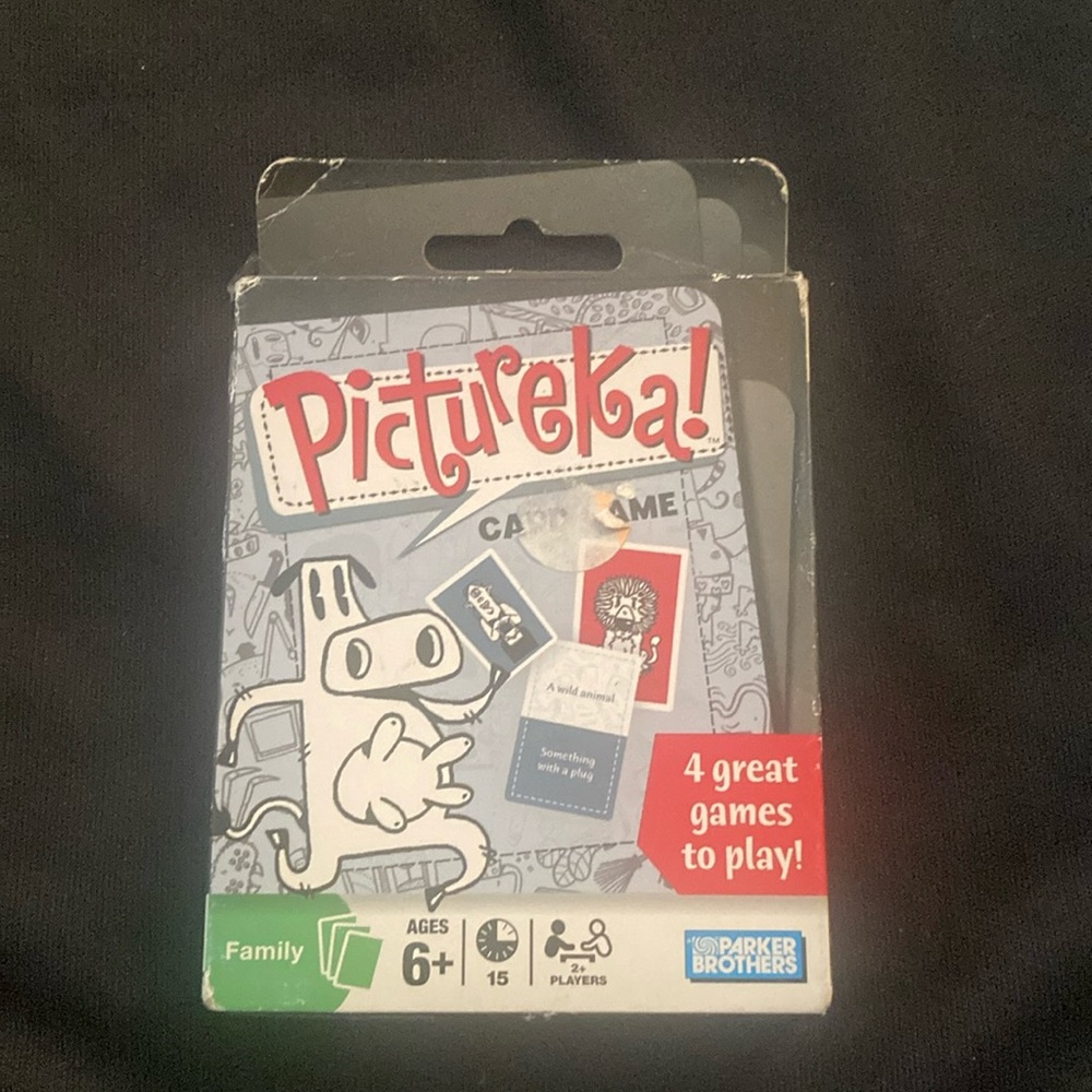 Never Used Vintage 2008 Parker Brothers Pictureka! 4 Great Games